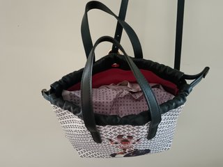 Bolso mochila de piel