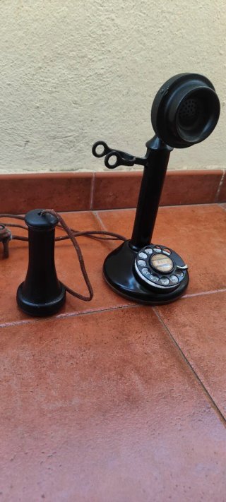 Teléfono Antiguo Candlestick Americano