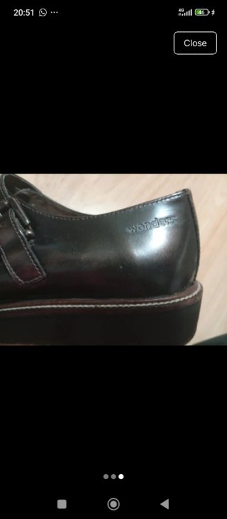 Mocasines Wonders mujer color marrón café