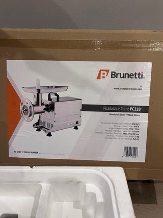 Picadora de carne Brunetti PC22B NUEVA
