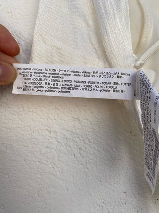 Top Satinado Zara Espalda Descubierta - Talla XS