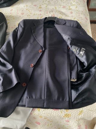 Abito da uomo pinstripe taglia 48