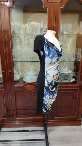 Vestido cóctel estampado