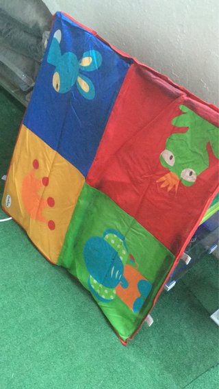 Cuna de viaje Olmitos roja