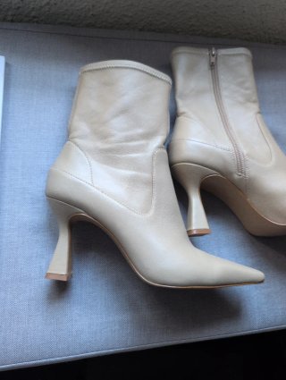 Botines Mango Beige Talla 38