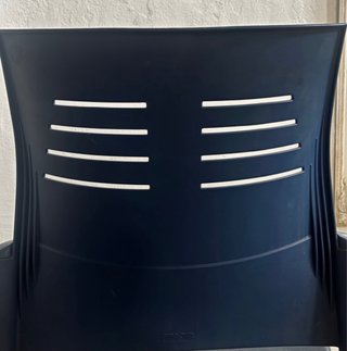 Sillas de plástico con pala