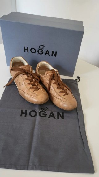 Scarpe Hogan Donna Beige/Marrone