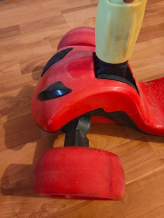 Patinete infantil 3 ruedas rojo