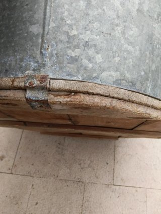 Vasca da bagno in metallo primi '900