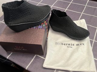 Botines trenzados Bernie Mev Negros Mujer