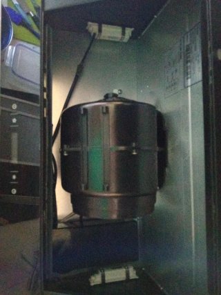 Campana extractora de cocina negra
