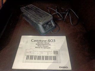 Teclado Casio Casiotone 403 + Pedal VP-1 + Estuche