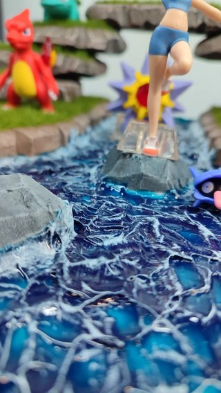 Diorama Pokémon Scale World maqueta escenografía