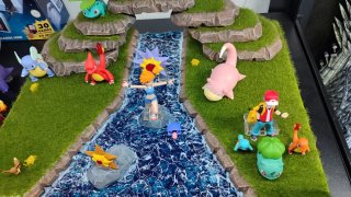 Diorama Pokémon Scale World maqueta escenografía