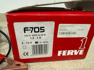 Cargador Baterías Ferve F-705 6V/12V