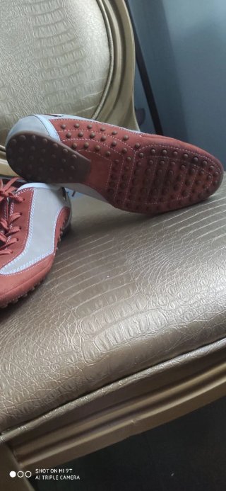 Tod's Scarpe scamosciate beige/arancio