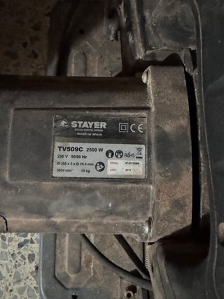 Tronzadora Stayer TV 509 C Corte Metal