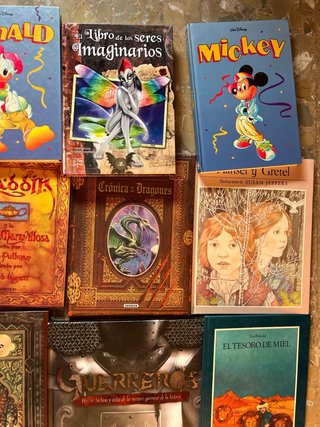 Lote de libros antiguos años 80 90 vintage
