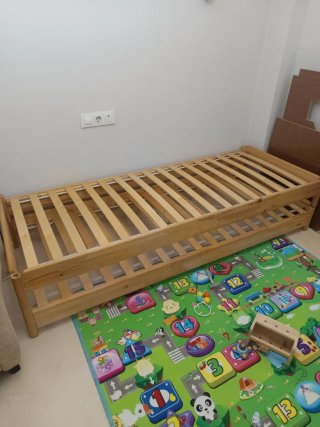 Cama nido de madera