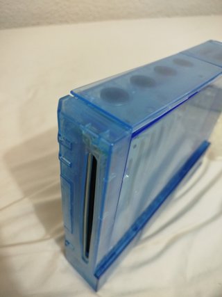 Wii transparente con mando
