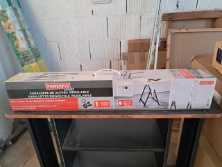 Caballete regulable en altura