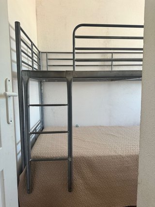 Cama doble metálica