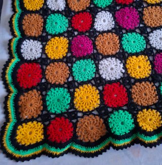 MANTA DE GANCHILLO VINTAGE CROCHET