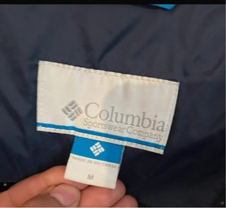 Giacca Columbia blu e grigia