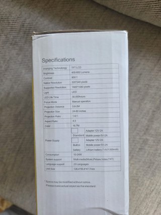 Mini Proyector LED