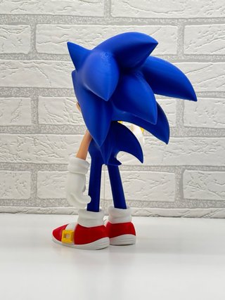 Figura Sonic con Anillo Dorado