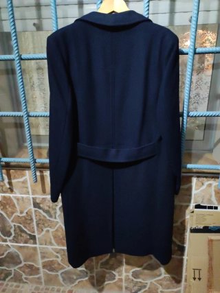 Abrigo de paño azul marino para hombre T 52