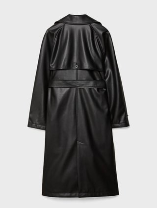 Gabardina Stradivarius Negra