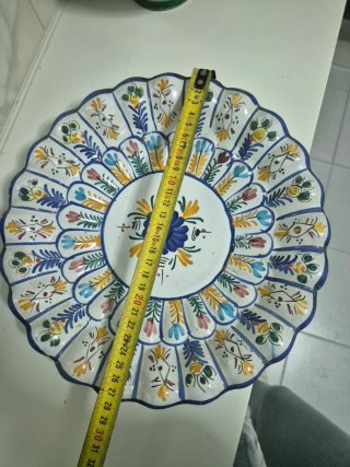 Set de cerámica pintados a mano.