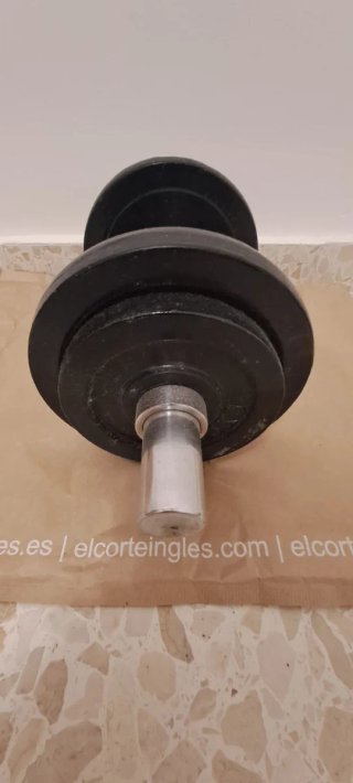 Mancuerna de pesas con discos