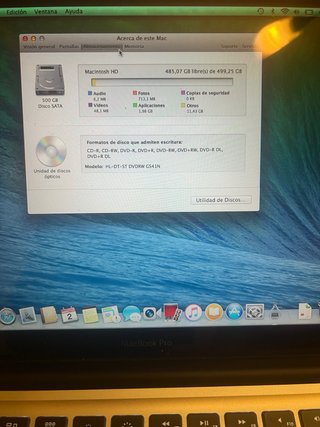 MacBook Pro A1278 Plata