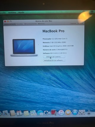 MacBook Pro A1278 Plata
