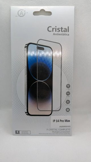 Cristal Templado iPhone 14 Pro Max Antiestático