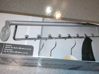 Barra Extensible para Colgar Perchas Ordex