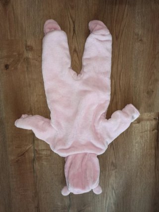 Buzo bebé rosa con capucha. 3 meses