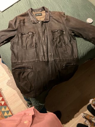 Chaqueta Piel Fina Marrón Chocolate Albert Azulay