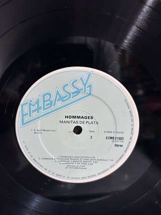 Manitas de Plata - Hommages LP