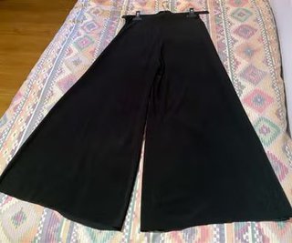 Pantalones anchos negros T/S-M