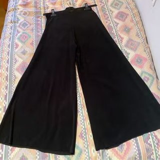 Pantalones anchos negros T/S-M