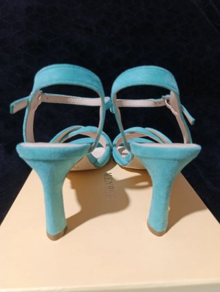 Sandalias Menbur Talla 38 Azul Turquesa