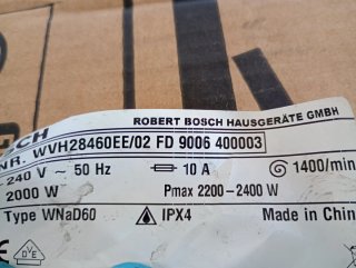Placa lavadora Bosch WVH28460