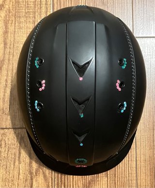 Casco Hípica Negro con Detalles
