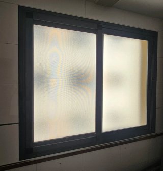 Conjunto Ventanas Aluminio Gris con Mosquiteras