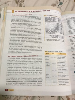 HB, Història, Batxillerat