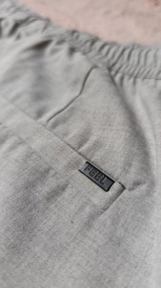 Pantalón Jogger Bershka Gris Estilo Vestir Talla M
