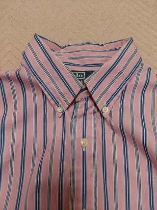 Camisa Polo Ralph Lauren Rayas Talla M